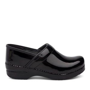Dansko Professional Black Patent Clogs Size 37 (7)